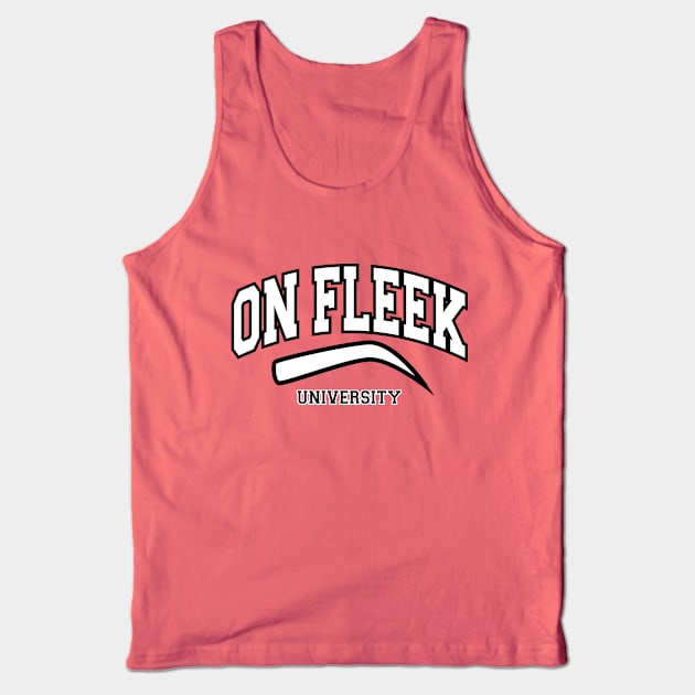 On Fleek University Tank Top by alexjmc